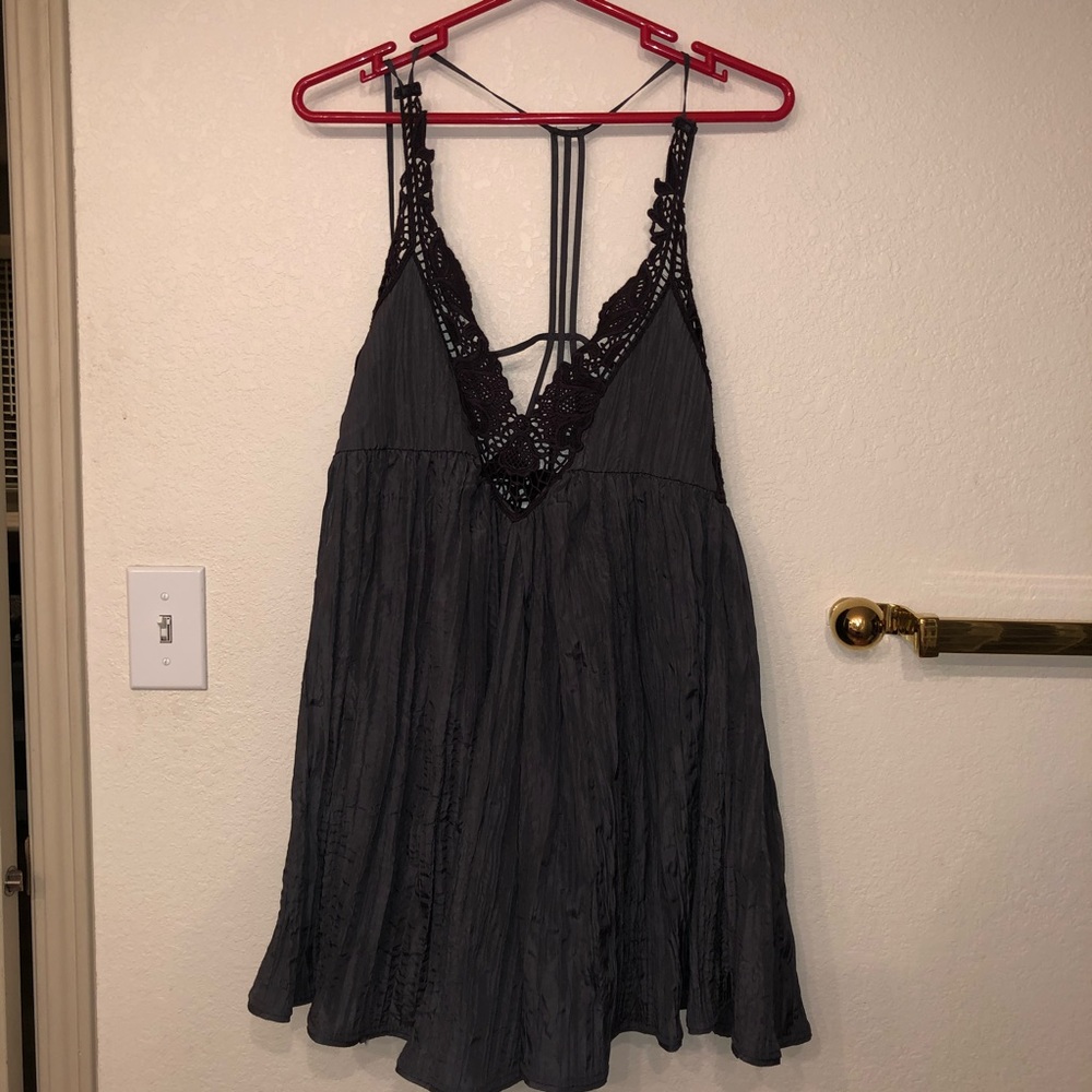 Free People Navy sleeveless Dress *NEW*